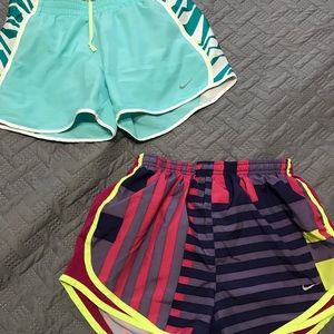 Two Nike shorts
